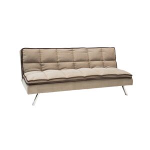 SOFA BED 3SEATER 195X100X82CM BROWN SOFA BED 3SEATER 195X100X82CM BROWN